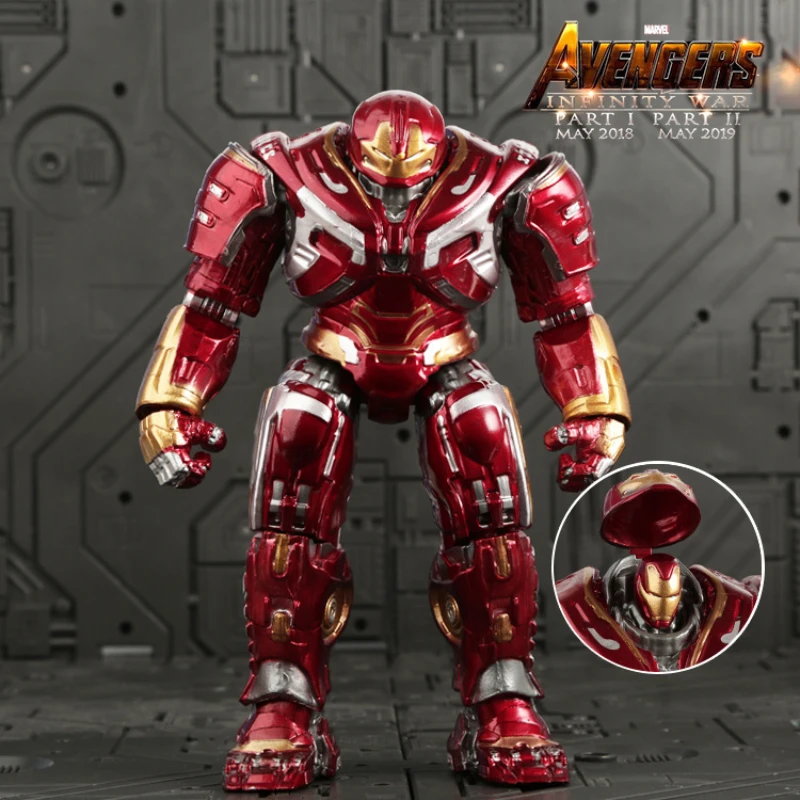 18cm der Rächer Iron Man der Hulk Mecha Spielzeug Action figur Anhänger Modell Puppen Wunder Filme Peripherie Kinder Geburtstags geschenke