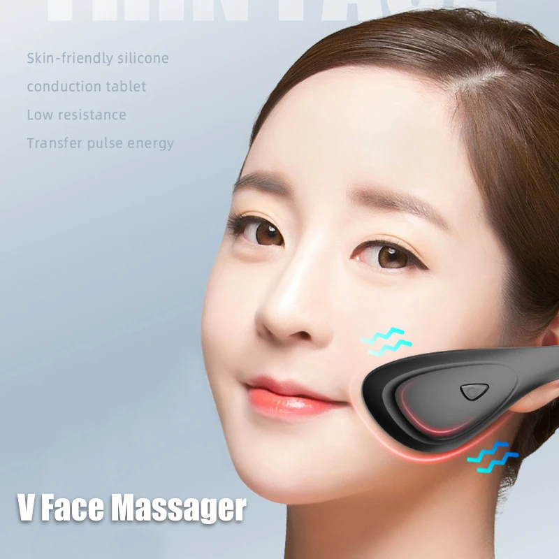 Face-lifting V Face Massage Instrument Double Chin Dissolve Fat Thin Masseter Facial Massager effective convenient  face