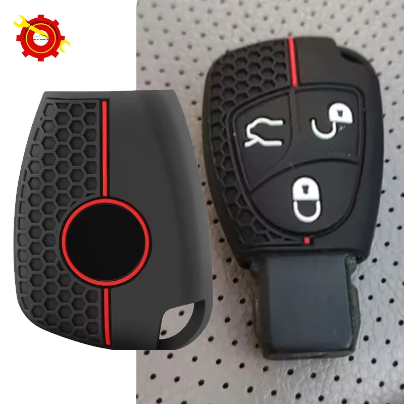 

Силиконовый чехол-накладка для ключей Mercedes-Benz C, B, E-класса W203, W211, W204, YU, BN, CLS, CLK, AMG, Viano W639, W202, 220th, держатель для пульта ДУ