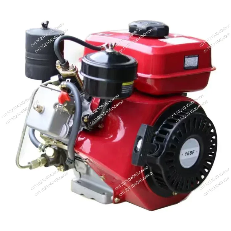 Agricultural micro-tiller pumping oil and water pump generator head