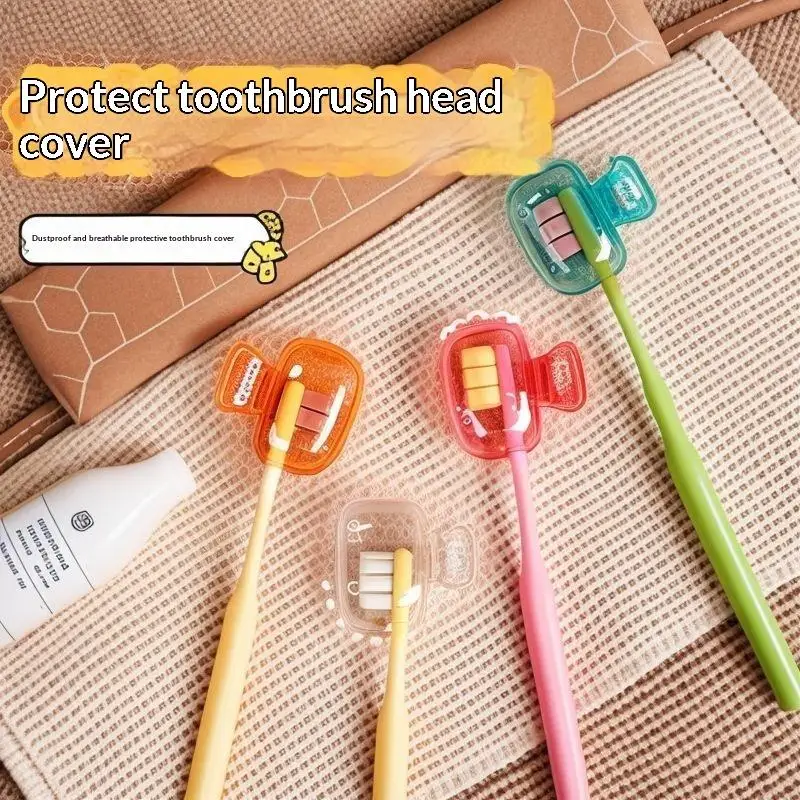 Travel Toothbrush Holder Portable Plastic Case Protective Clip Protector Cap Brush Pod No Dust Hygienic Fit