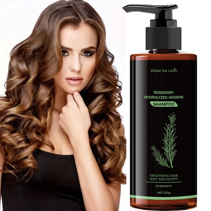 Rosemary Keratin Hydrolyzed Shampoo - Fresh and Non-Greasy, Rich in Rosemary Extract and Amino Acids, for Healthy Hair, Increased Volume, and Care for Every Strand