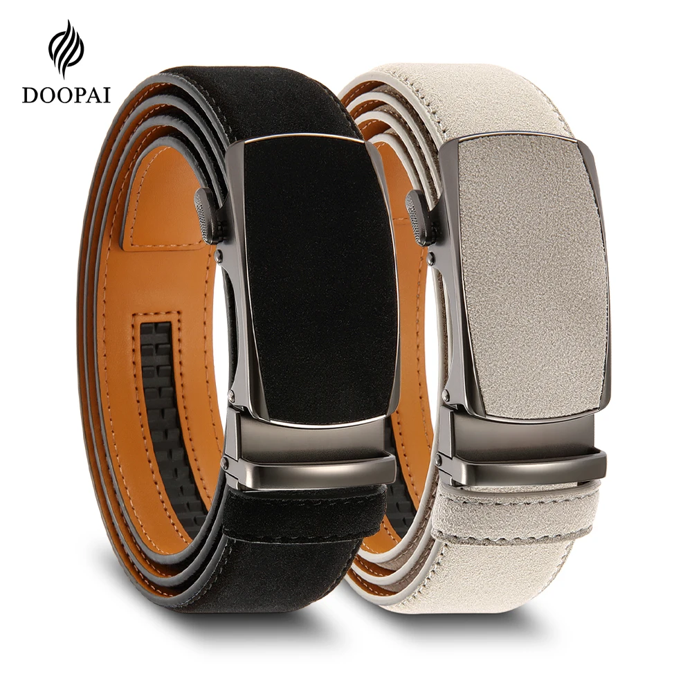 

Мужской кожаный ремень, высококачественные ремни из искусственной кожи, ремень с автоматической пряжкой, регулируемый ремень без дырок, джинсовый ремень для мужчин