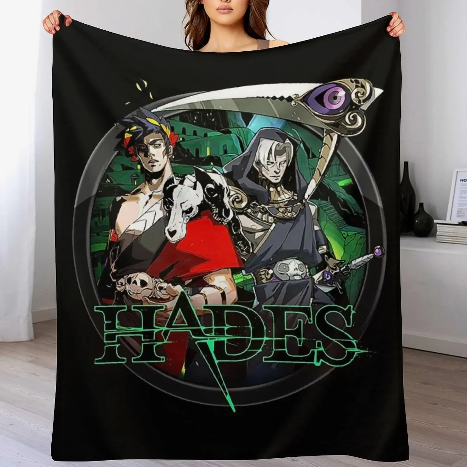 

Zagreus Thanatos Throw Blanket Warm Cozy Throw Blanket for Living Room Couch