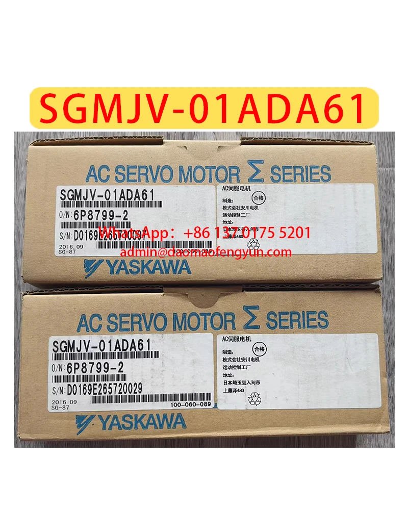 

SGMJV-01ADA61 Brand New Servo Drive Original Genuine，Fast Shipping，SGMJV 01ADA61