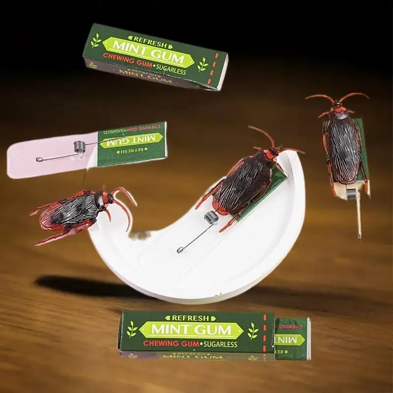 

Fun Prank Toy Simulated Cockroach Chewing Gum April Fool's Day Special