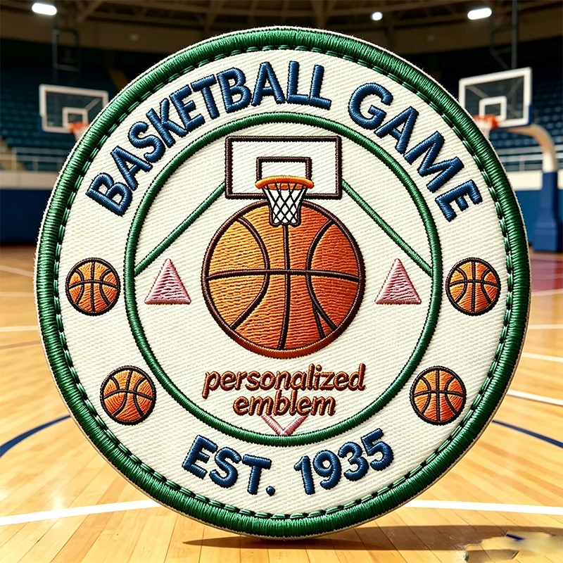 Custom Your Own Embroidered Logo Patch DIY Iron On Thermoadhesive Hook & Loop Woven Print for Clothing Jacket Bag Hat
