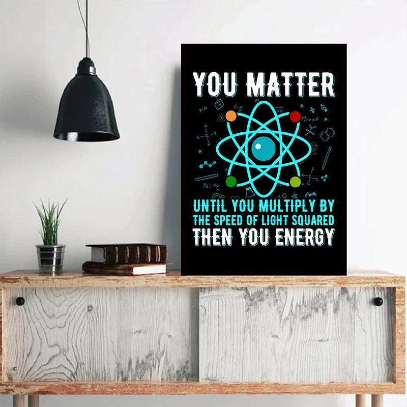 Physics Physicist Nerd Art Poster  Thermodynamics Print Canvas Painting Wall Nordic Picture Club for Science Lab Decor Gifts