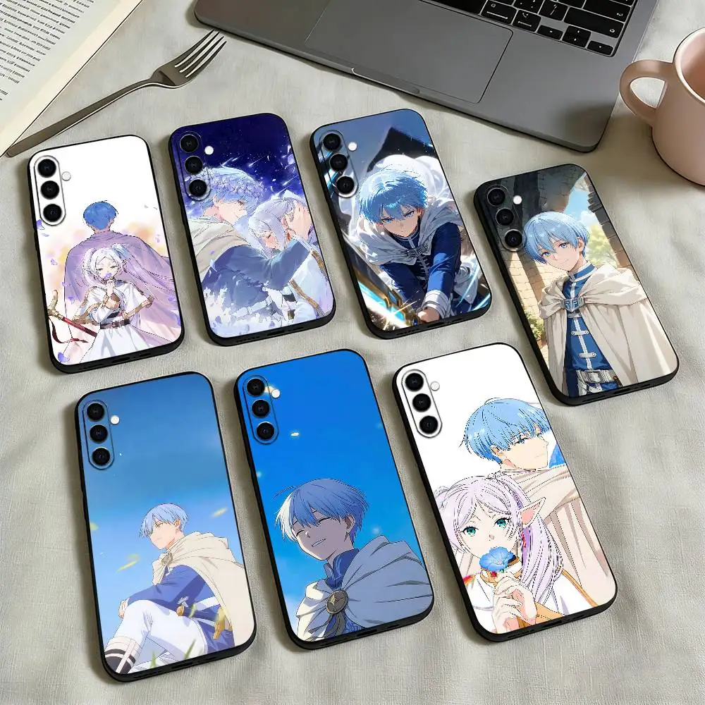 Amine Beyond Journey's End Himmel-l Phone Case For Samsung Galaxy A73,A72,A71,A70,A53,A52,A51,Others Soft Black Cover