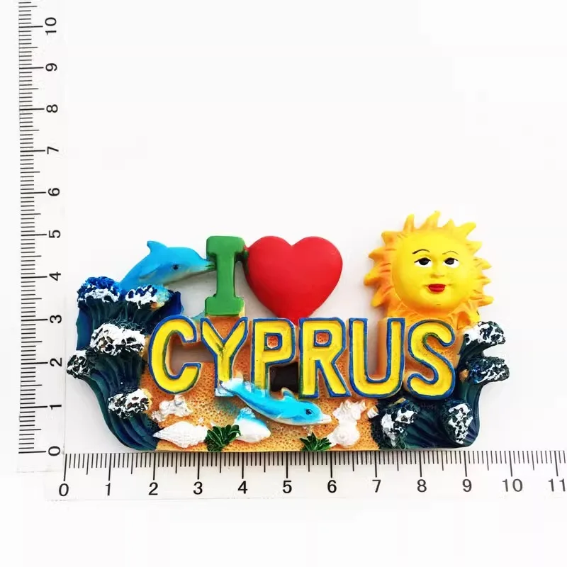 I love Cyprus Big Letters Travel souvenirs Refrigerator stickers Magnets Gifts Handicrafts Home decor