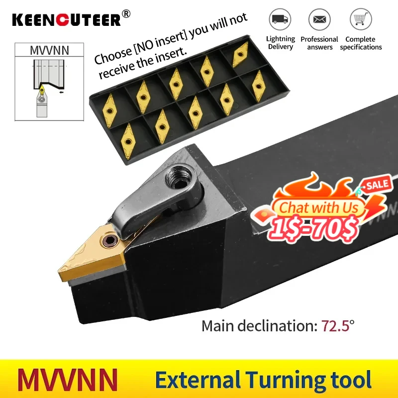 

MVVNN2020K16 MVVNN1616K16 MVVNN2525M16 Держатель для внешнего токарного инструмента VNMG Твердосплавные пластины MVVNN Набор инструментов для токарных и отрезных станков для токарного станка обработка металла