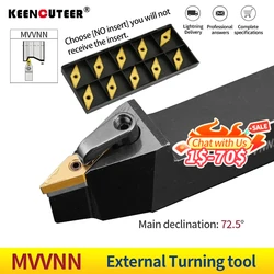 MVVNN2020K16 mvvnn16k16 MVVNN2525M16 portaherramientas de torneado exterior ,VNMG insertos de carburo , MVVNN herramienta de torneado juego de herramientas de máquina de corte de torno