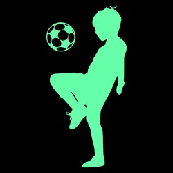 Glow in the Dark Football Sport Stickers Boy Bedroom Wall Switch Decor Fridge Door Laptop Phone Car Body Window Luminous Decal