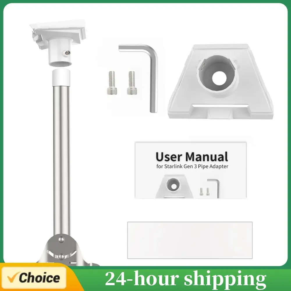 

Для Starlink Gen 3, адаптер для труб, крепление на стойку, спутниковый кронштейн, крепление на крышу для Starlink Standard Dish V3, 3-го поколения