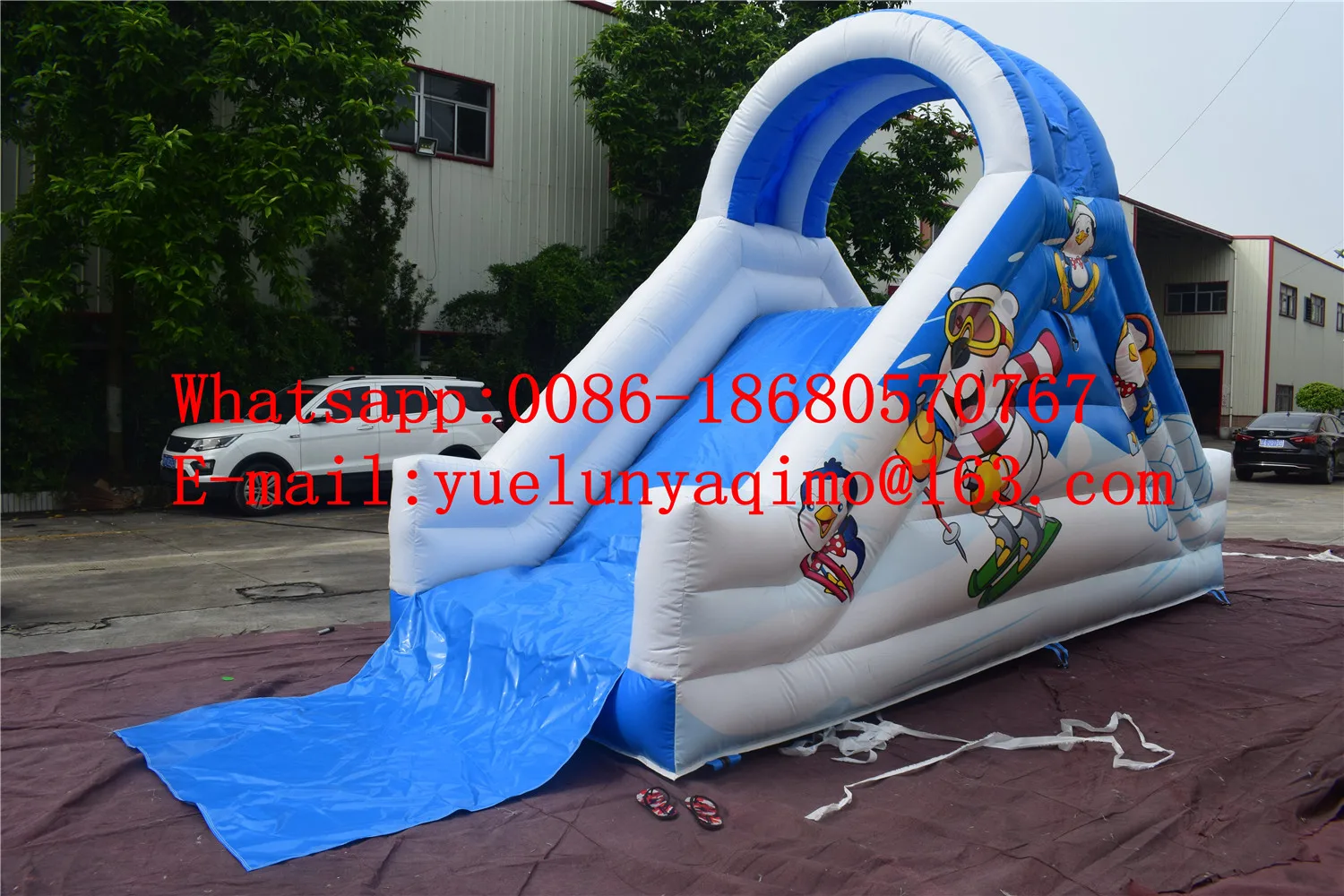 

Commercial grade hot sale pool bouncy castle trampoline slide combination YLY-057