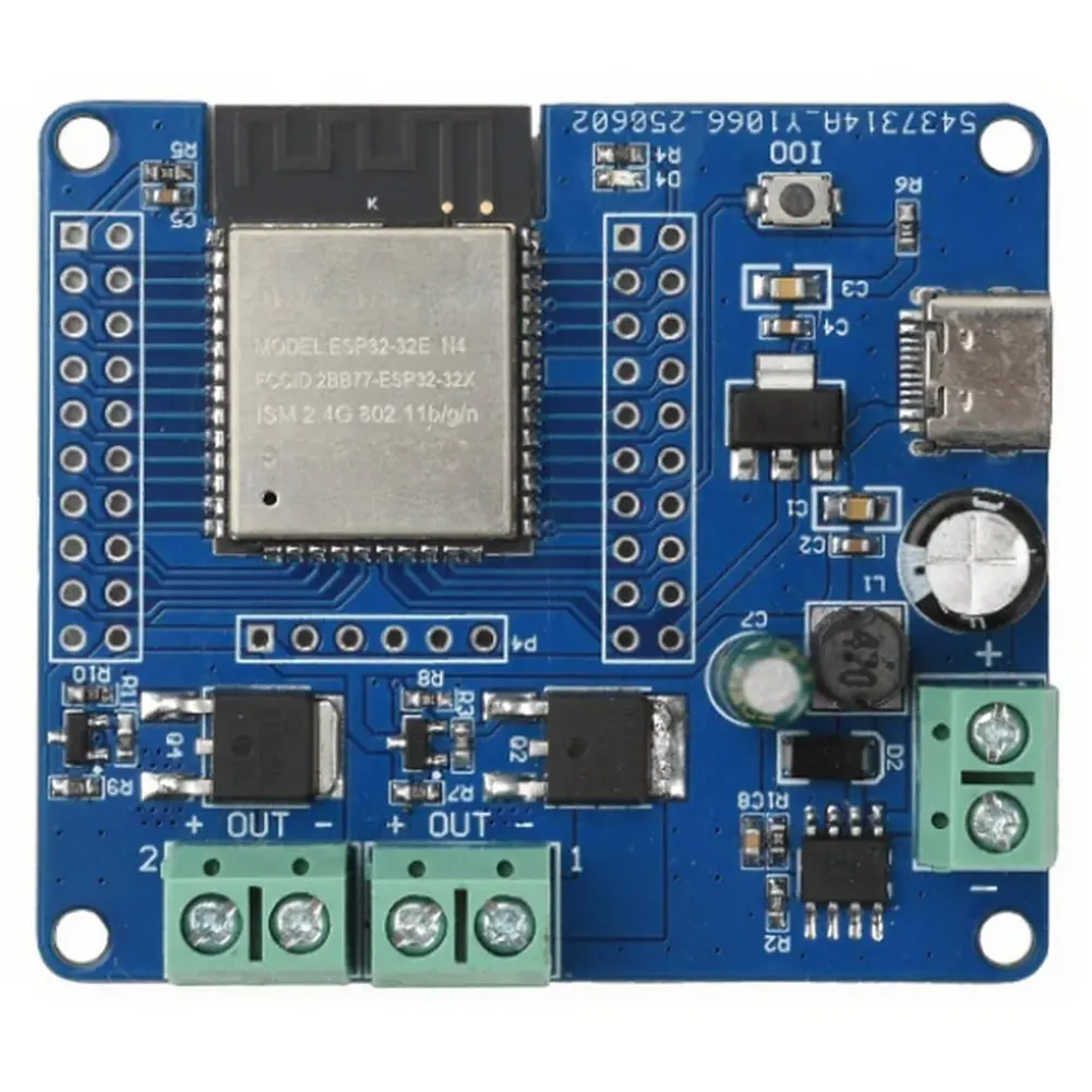 ESP32-32E Based Development Board with MOSFET Switch Modules for Home Automation and Industrial Control Projects