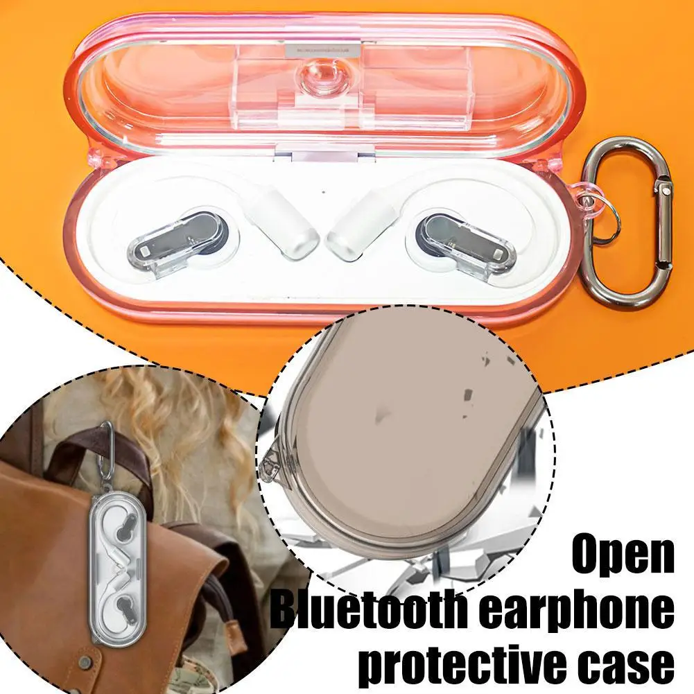 For Nothing Ear (Open) Open Bluetooth Earphone Protective Case TPU One-piece Solid Color Anti Drop