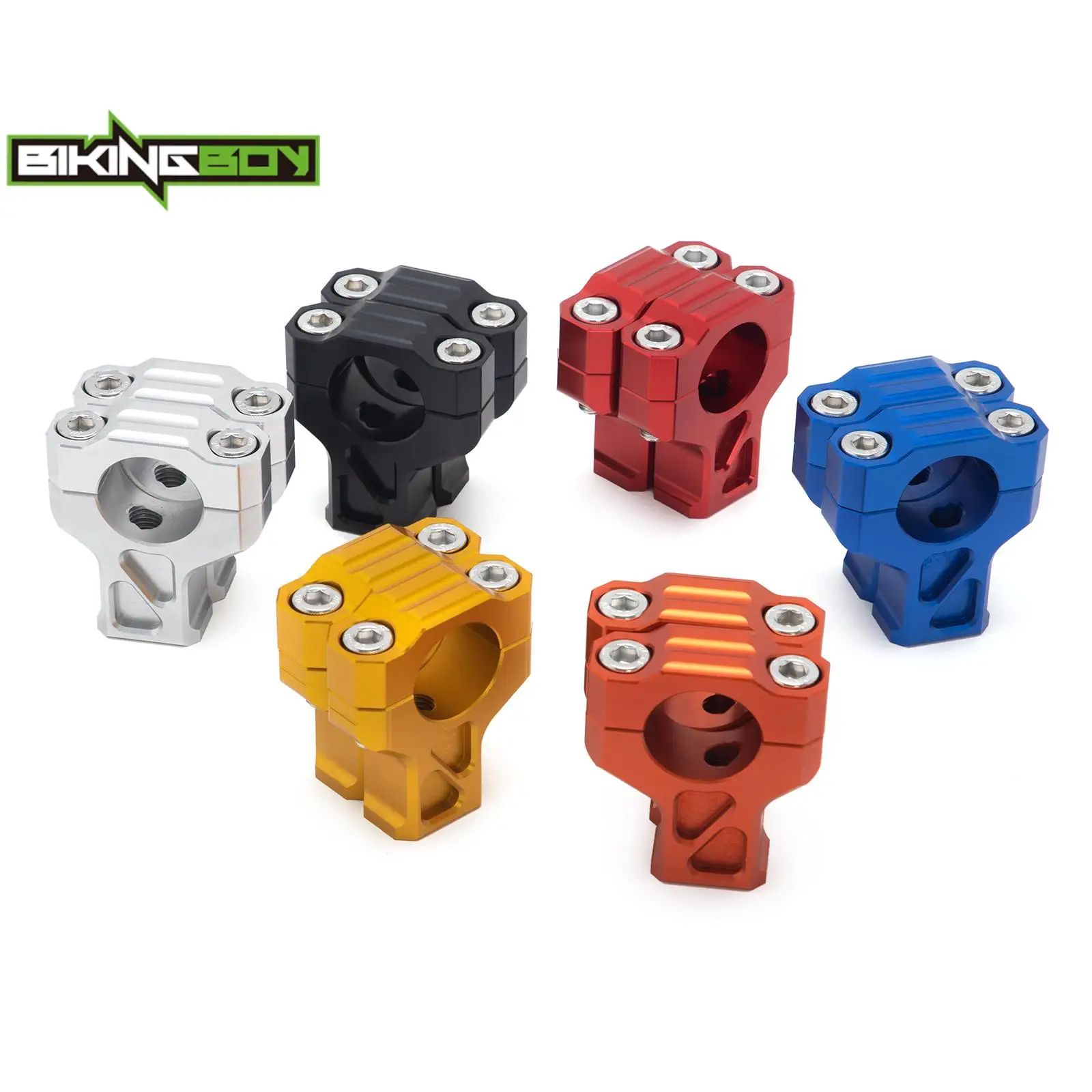 BIKINGBOY Handlebar Stem Bar Risers 0 / 52mm For Sur-Ron Ultra Bee Surron UB Electric E-Dirt Bike Off-Road Aluminium Alloy CNC