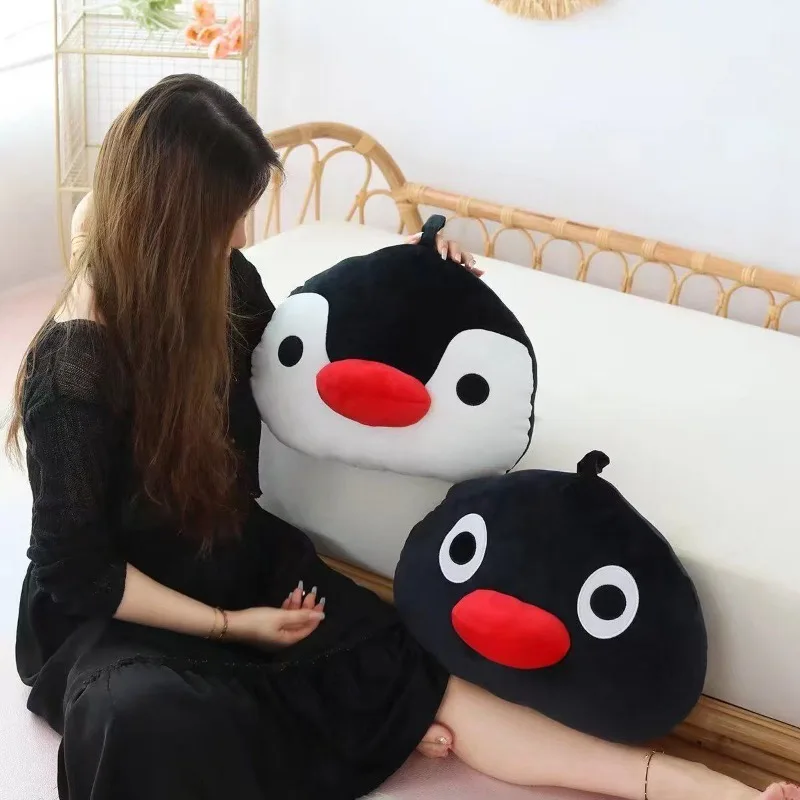 Cartoon Pingu Pluche Pop Pop Slaapkamer Bank Kantoor Zacht Kussen Kussen Woondecoratie Lunchkussen Jongens en Meisjes Vakantiecadeaus
