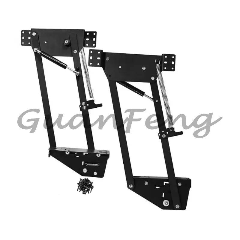 Mechanical hydraulic lifting cabinet concealed mixer lifting frame