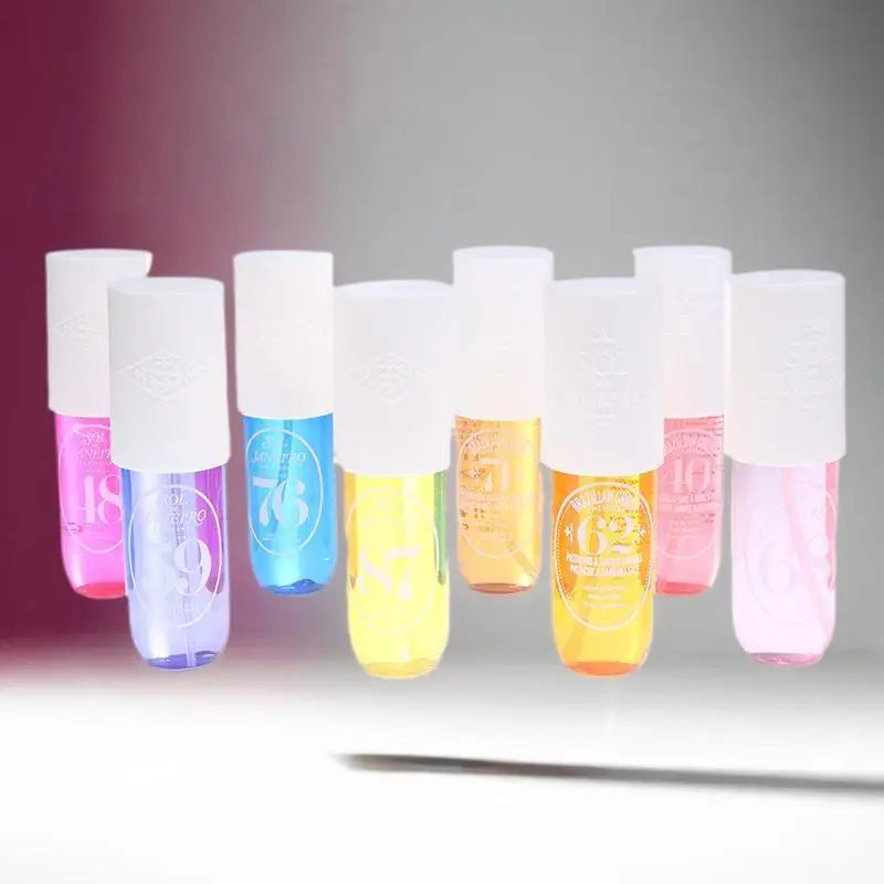 بخاخ عطر الجسم المنشط، رقمي برازيلي، يدوم طويلاً، خالي من الكحول