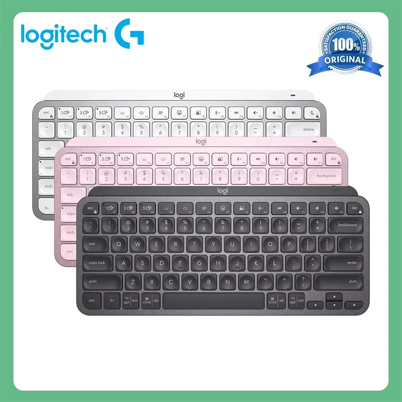 

Logitech Mx Keys Mini Wireless Waterproof Bluetooth Keyboard 104 Keys Backlit Slim Silent Portable Business Computer Laptop