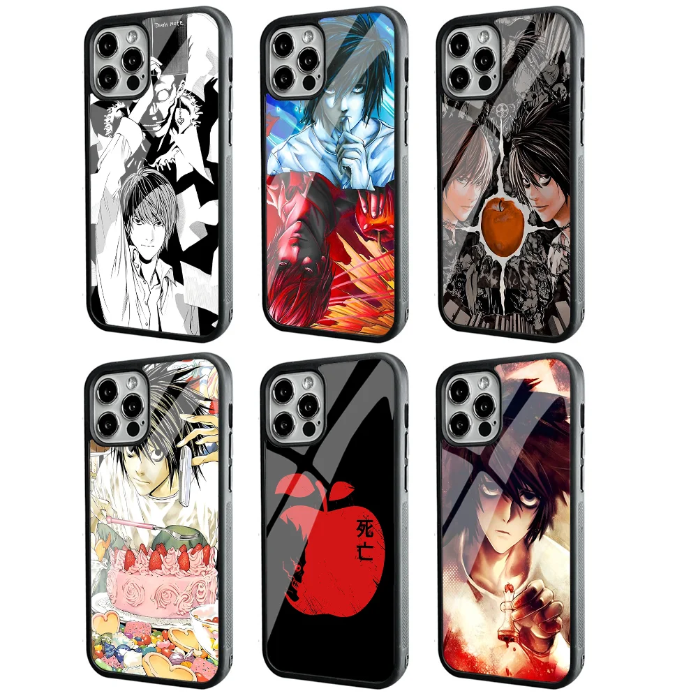 1PC-Anime-Manga-Death-Note-Ryuk Phone Case Strong Magnetic For IPhone 15 14 13 Pro Max 11 12 For Magsafe