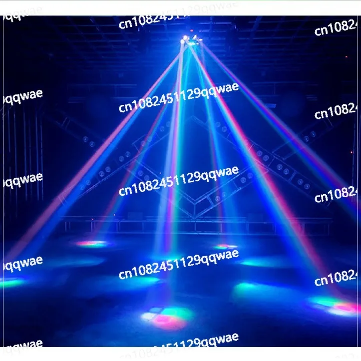 Four-in-one Six Arms Four Arms Bee Eye Little King Kong Cyclone Beam of Light Shaking Head Light Bar Ktv Rotating Dance Light