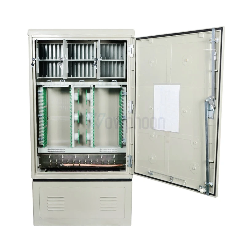 Optical Junction Box, Cross Connect, Optical Distribution Cabinet, Customized, SMC, SC, FC, APC, UPC, 576 Core, 3 in 1