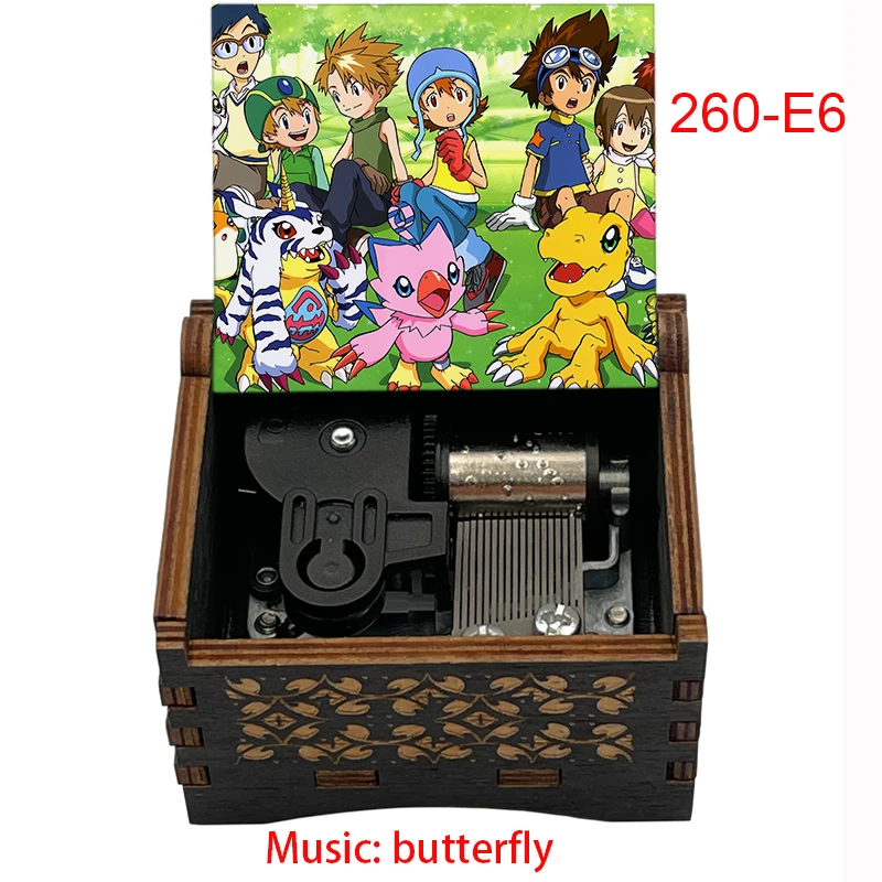 Butter-Fly Music Box from Anime Digimon Opening Theme Song 18 Note
