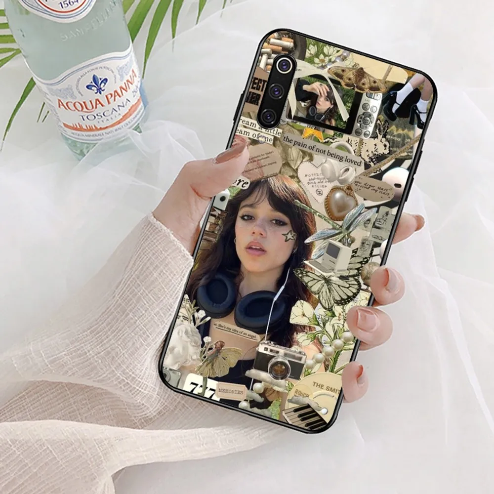 Aesthetic Jenna Ortega Actor Phone Case For Xiaomi Mi 5X 8 9 10 11 12 lite pro 10T PocoX3pro PocoM3 Note 10 pro lite