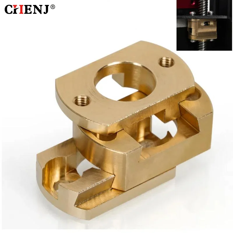 

Oldham Coupling Ender 3 V2 CR10 CR10S Pro T8 Screw Coupler Z-Axis 8MM Brass Lead Screw Hot Bed For 3D Printer Parts