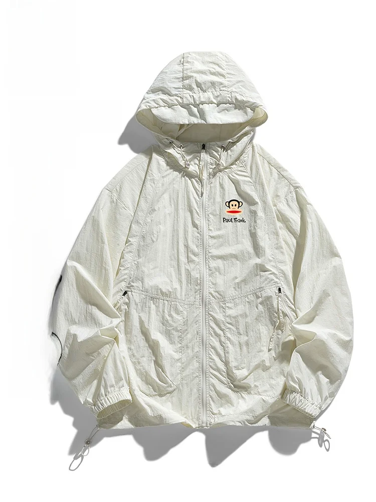 

PaulFrank Large Mouth Monkey Men's Summer Outdoor Qui Dry Hooded Sun Protection Clothing UV Protection Cool Feeling Faion...