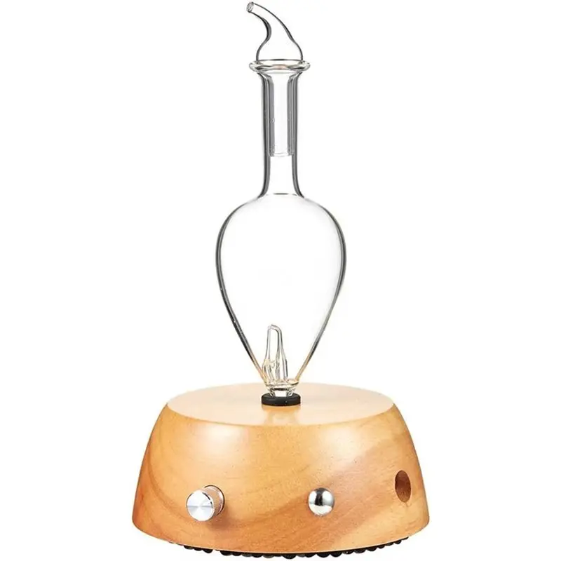 

A84E-Aromatherapy Diffuser For Essential Oil Waterless Glass Nebulizer W/Auto-Off Switch Aromatherapy Diffuser US Plug