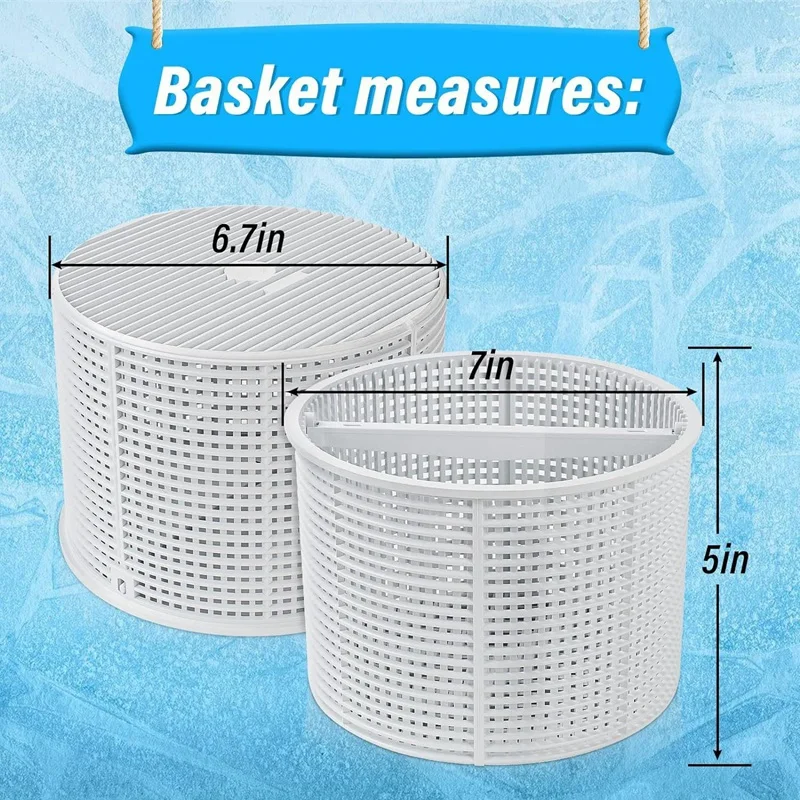 Skimmer Basket Remove Leaves Skimmer Filter Basket for Swimming Pool for Pond for Hayward SPX1082 B-152