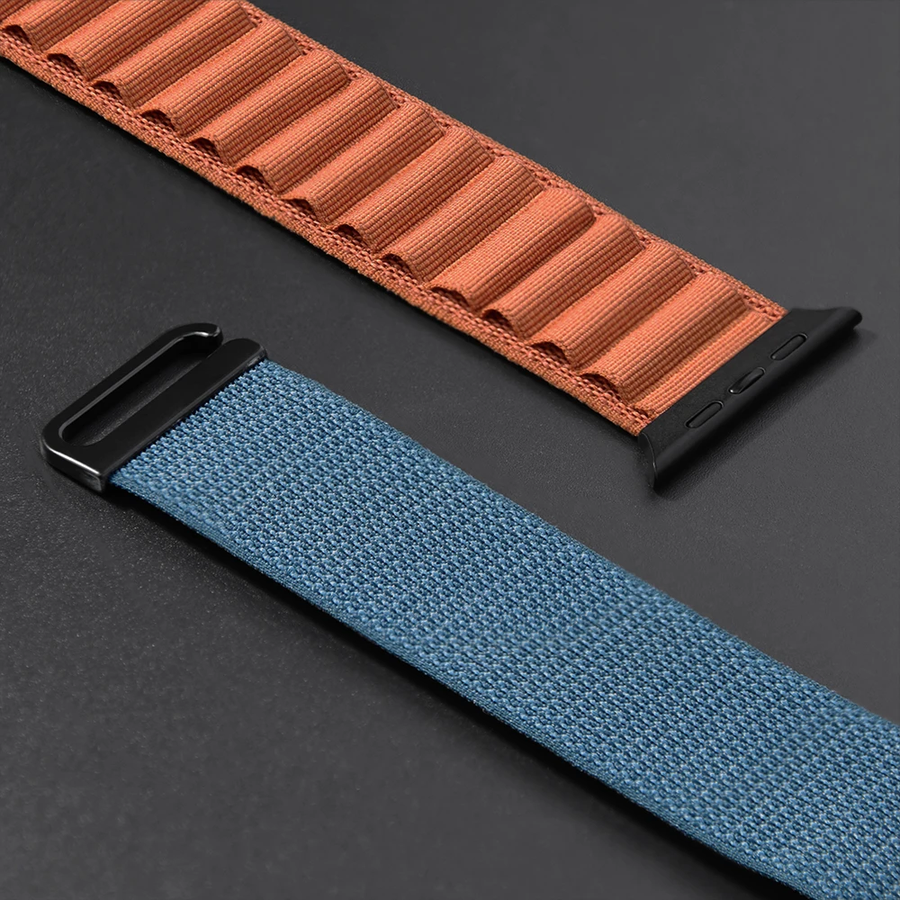 Officia جديد الألوان جبال الألب حلقة ل سوار ساعة أبل الترا 3 2 49 مللي متر 44 مللي متر 40 41 مللي متر 45 مللي متر Correa iWatch سلسلة 11 10 9 42 مللي متر 46 مللي متر SE 3