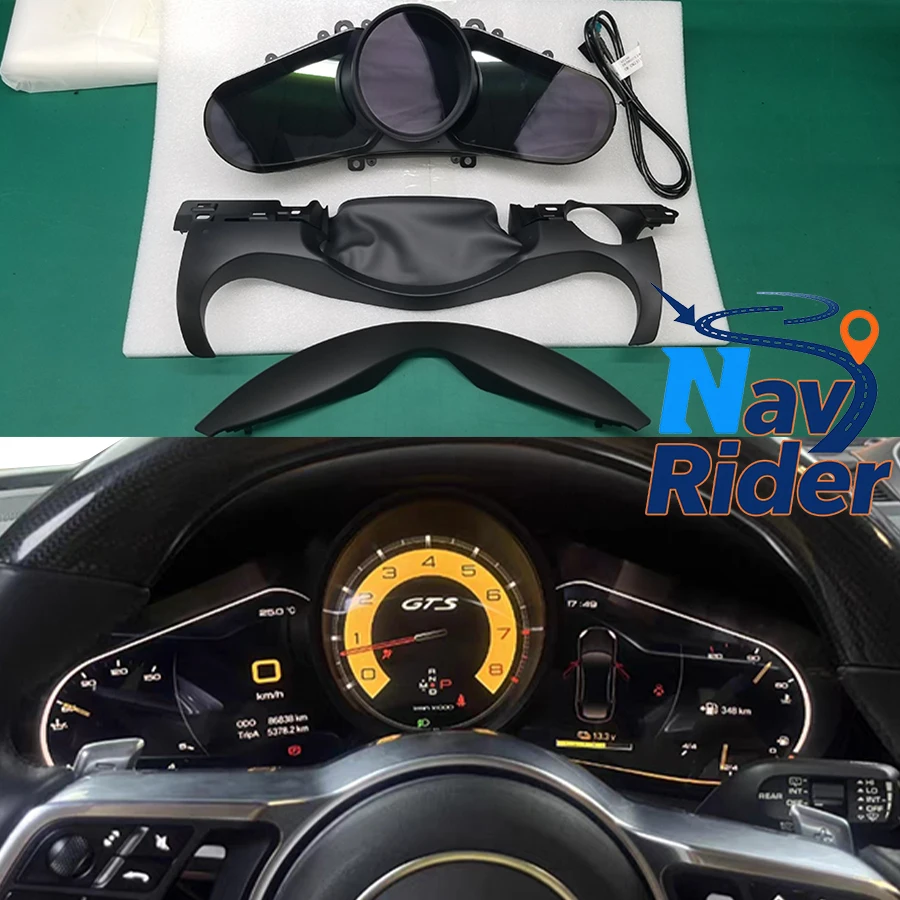 

For Porsche Cayenne 2011-2017 PCM 3.1 PCM 4.0 Virtual Cockpit Digital Cluster Instrument Speedometer Linux Car LCD Dashboard