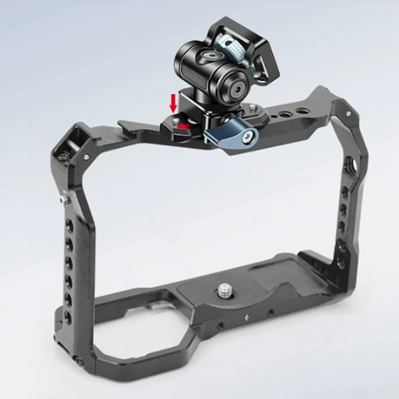 AA01-Universal Nato Clamp Quick Release Camera Field Monitor Mount Holder 360 Rotation 180° Tilt For DJI RS Phone Mic Light