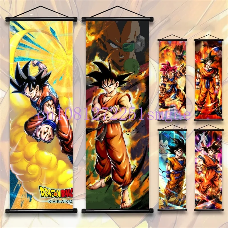 

Dragon Ball Poster Wall Hanging Poster Goku Anime Wallpaper Cool Background Decorative Painting Gift Anime Collection