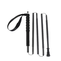 Ultra Light Trekking Pole, Bastão de caminhada dobrável de carbono, Pólos dobráveis, Caminhada de polos, 115G