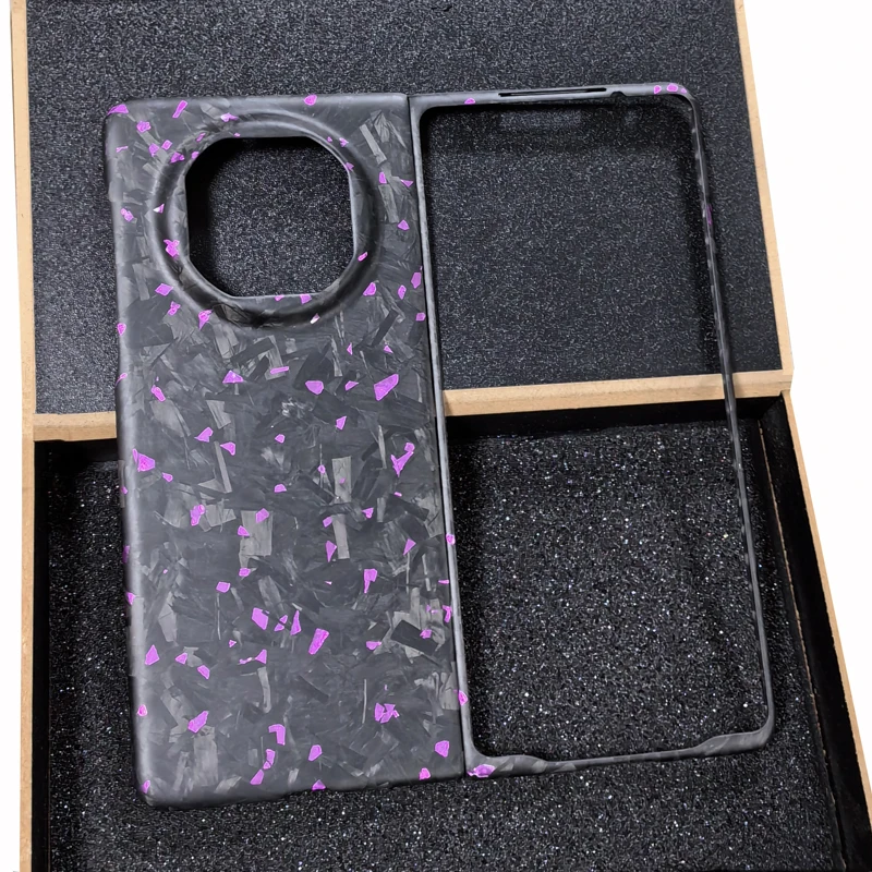 It is suitable for Huawei mateX5 forged carbon fiber X3 folding screen collection phone case super anti-fall protective cover