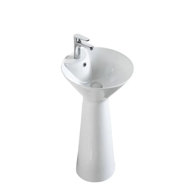 

Column basin courtyard outdoor balcony sink multi-style floor-standing toilet ceramic integrated basin modern and simple