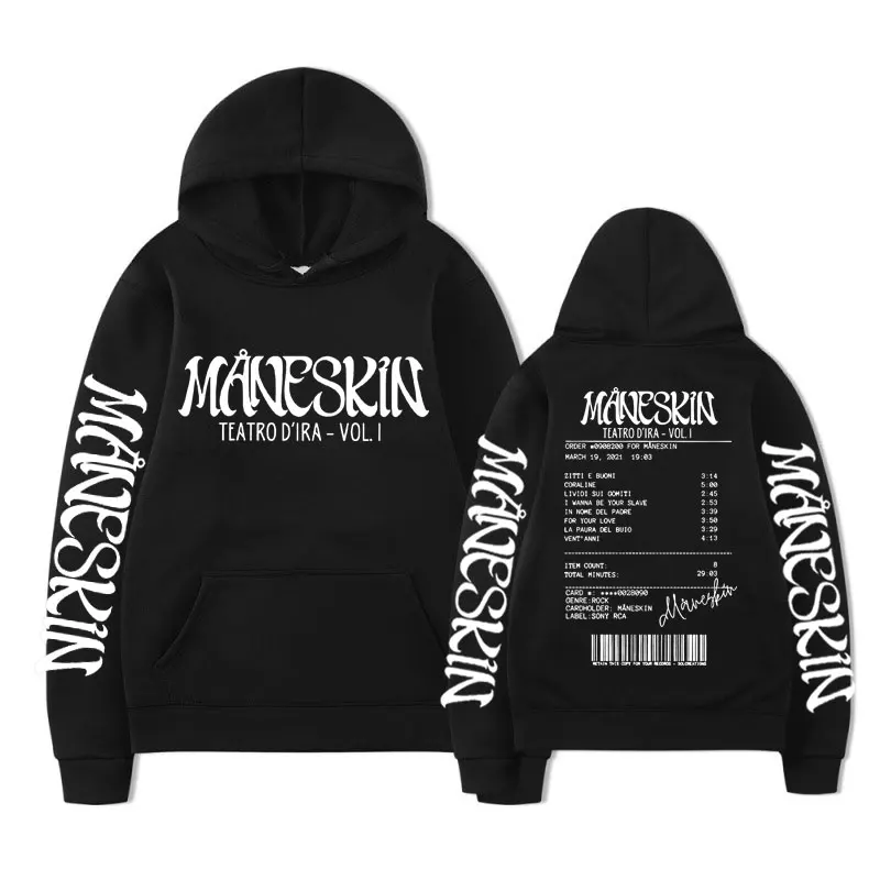 

Rapper Maneskin Album Rock Band Graphic print Hoodies men 2024 new in hoodies & sweatshirts Hip hop Vintage Harajuku pullover