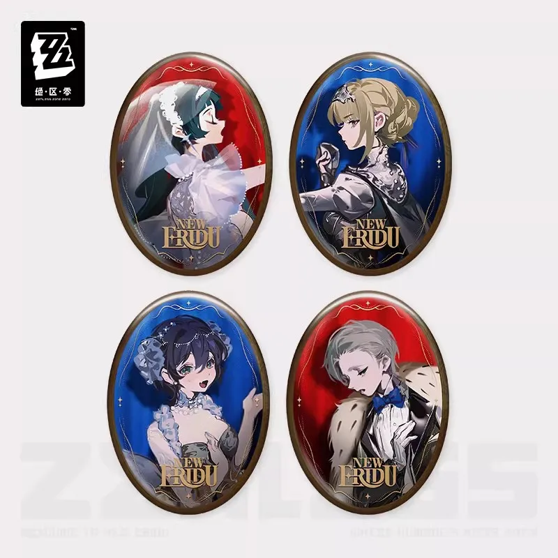 [Genuine] miHoYo Game Zenless Zone Zero Bangboo Astra Yao Belle Wise Evelyn Anime Badge Laser Ticket Mouse Pad Cosplay Xmas Gift