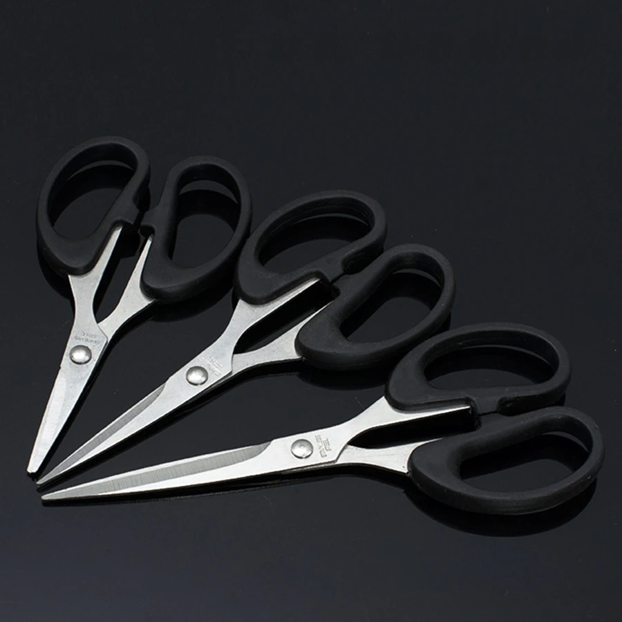 مقص القرطاسية مكتب المنزل المطبخ الخياطة ورقة مقص حجم الفولاذ المقاوم للصدأ اليدوية الفن سكين مقص