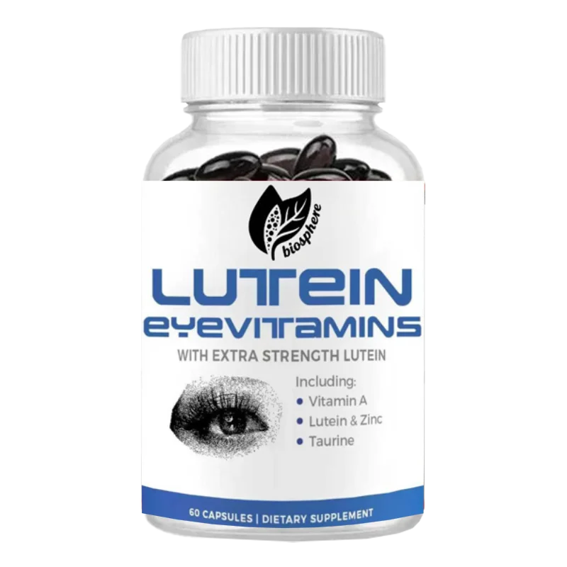 

Добавка для глаз Лютеина, содержащая цинк и мощные экстракты клюквы, растопши, виноградных семян и куркумы - 60 капсул