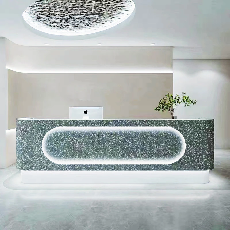 Business Design Reception Desks Reception Desks Modern Display Welcome Reception Desks Salon Service Escrivaninha Furniture