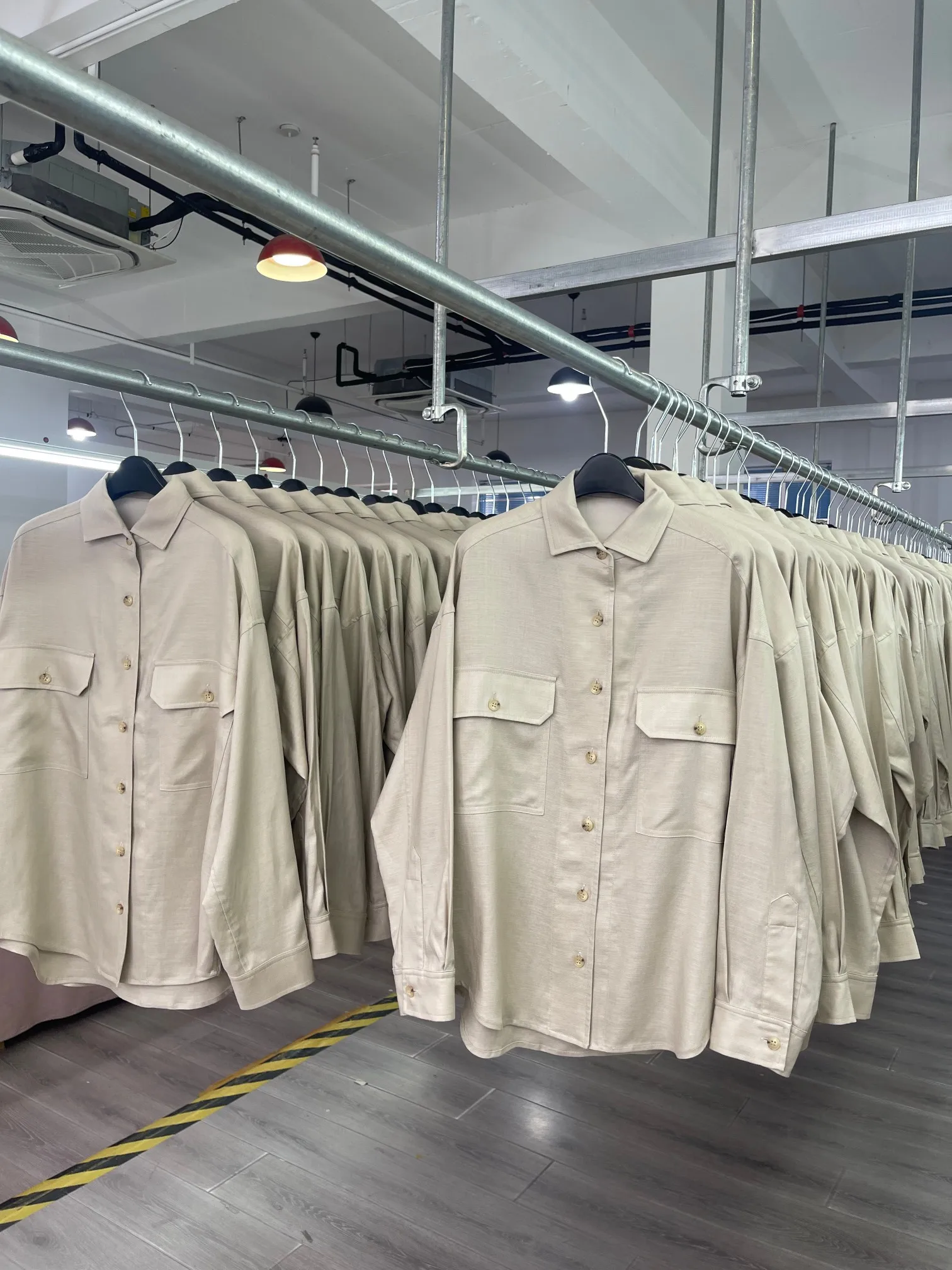 가을 겨울 신상 고품질 패션 캐주얼 단색 라펠 여성 셔츠 재킷