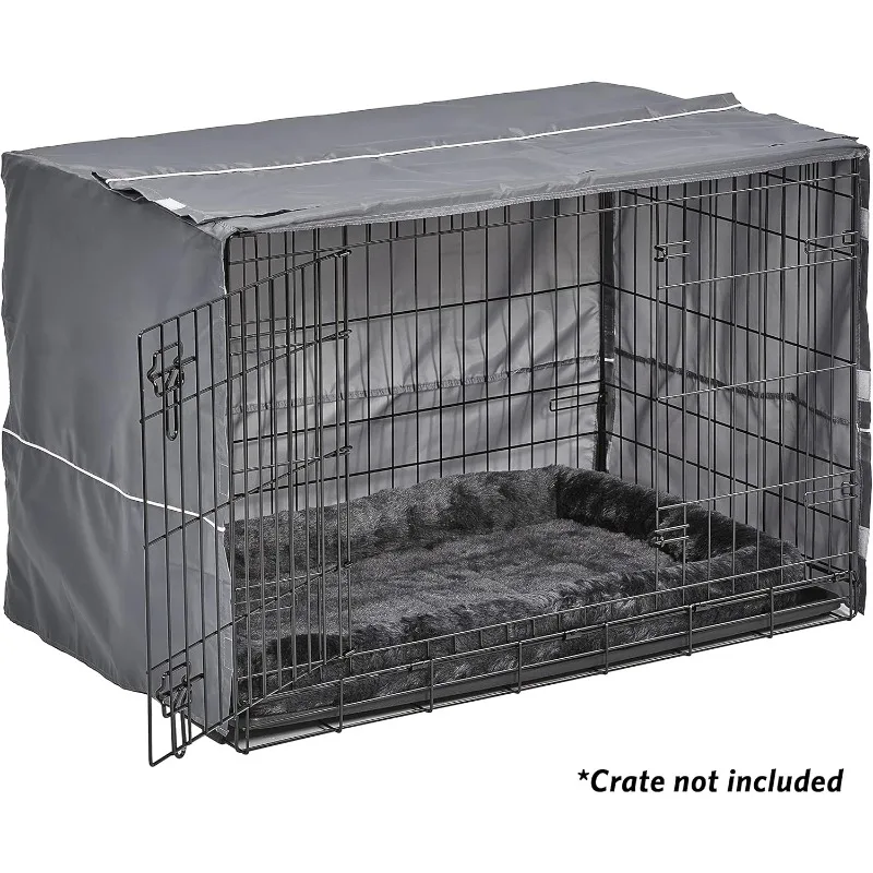 

Dog Crate Comfort Kit by, Matching Dog Crate Cover & Dog Bed to Make Your Dogs Crate Their Home, Compatible