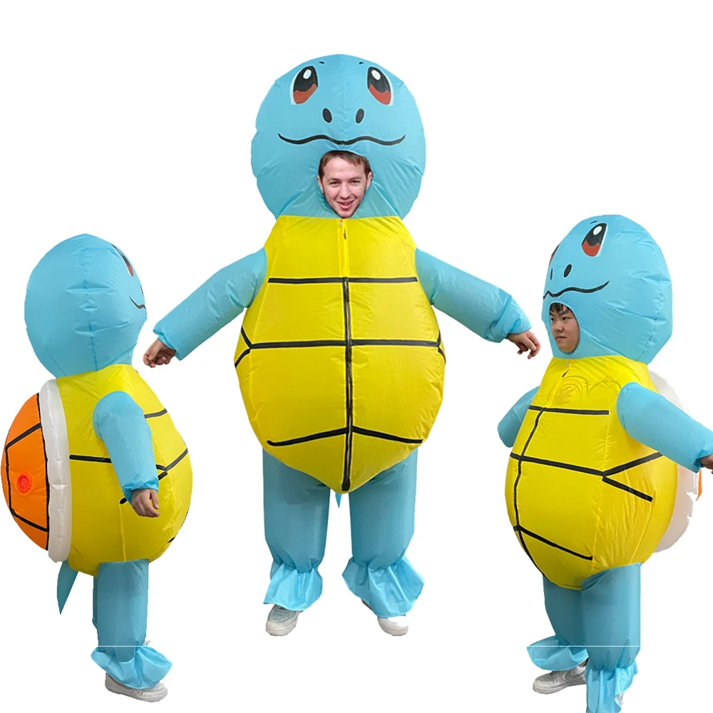 Disfraz inflable de Anime Jenny Turtle, disfraz divertido de fantasía, fiesta de Halloween, fiesta navideña